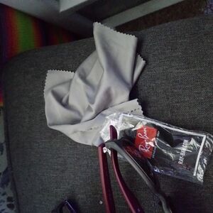 Ray-Ban Red and Black Sunglasses